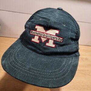 Mackenzie University Hat Strapback Baseball Vintage Cap Trucker Corduroy Green